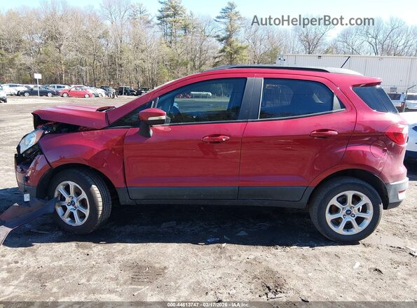 MAJ6S3GL0KC270911 2019 FORD ECOSPORT Red 360 interior view