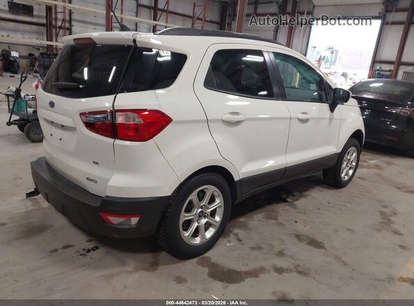 MAJ6S3GL0LC370086 2020 FORD ECOSPORT Белый Задняя правая четверть