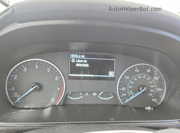 MAJ6S3GL1KC308890 2019 FORD ECOSPORT Белый Вид щитка приборов