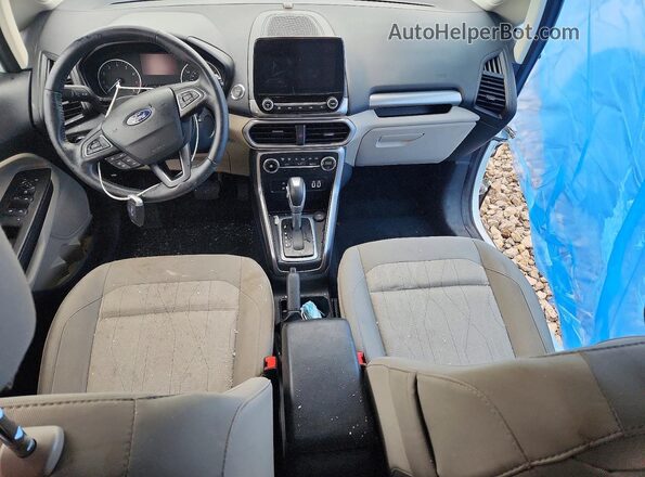 MAJ6S3GL1KC308890 2019 FORD ECOSPORT Белый Вид панели приборов