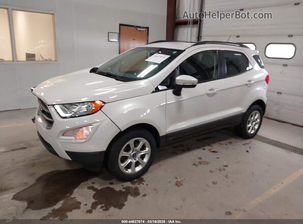 MAJ6S3GL3KC268750 2019 FORD ECOSPORT White Vista tres cuartos delantera izquierda
