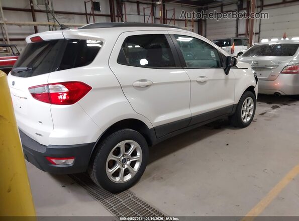 MAJ6S3GL3KC268750 2019 FORD ECOSPORT White Trasero derecho