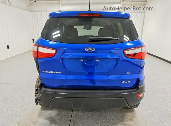 MAJ6S3GL3NC465406 2022 FORD ECOSPORT Синий Вид сзади