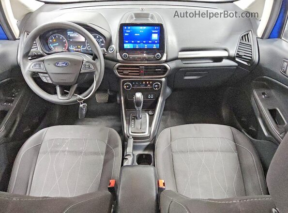 MAJ6S3GL3NC465406 2022 FORD ECOSPORT Синий Вид панели приборов