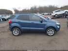 2022 Ford Ecosport Se Синий vin: MAJ6S3GL5NC461809