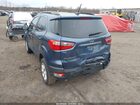 2022 Ford Ecosport Se Синий vin: MAJ6S3GL5NC461809