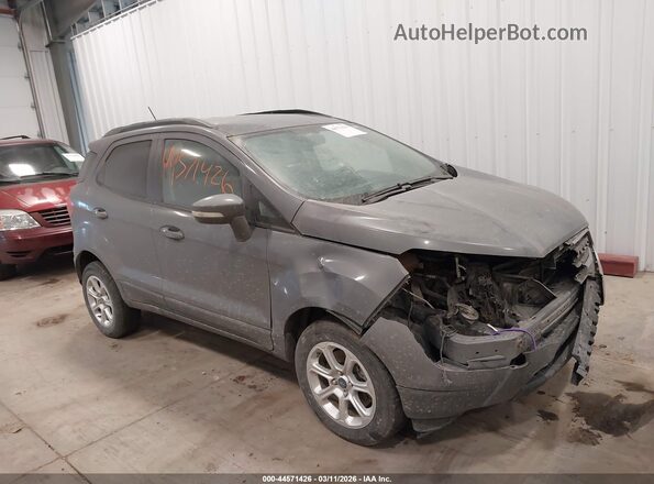 MAJ6S3GL6KC282240 2019 FORD ECOSPORT Серый Передняя правая четверть
