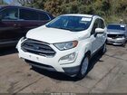 2019 Ford Ecosport Se Белый vin: MAJ6S3GL6KC296218