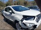 2019 Ford Ecosport Se Белый vin: MAJ6S3GL6KC296218