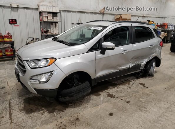MAJ6S3GL8KC276200 2019 FORD ECOSPORT Silver Vista tres cuartos delantera izquierda