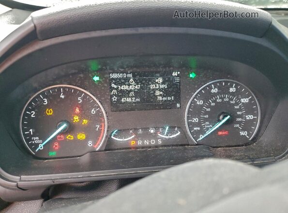 MAJ6S3GL8KC276200 2019 FORD ECOSPORT Silver Vista del cuadro de instrumentos