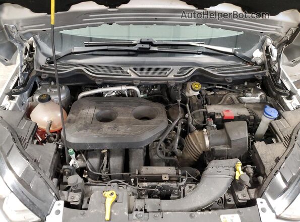 MAJ6S3GL8KC276200 2019 FORD ECOSPORT Silver Vista del compartimento del motor