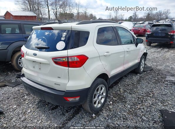 MAJ6S3GLXLC344160 2020 FORD ECOSPORT Белый Задняя правая четверть