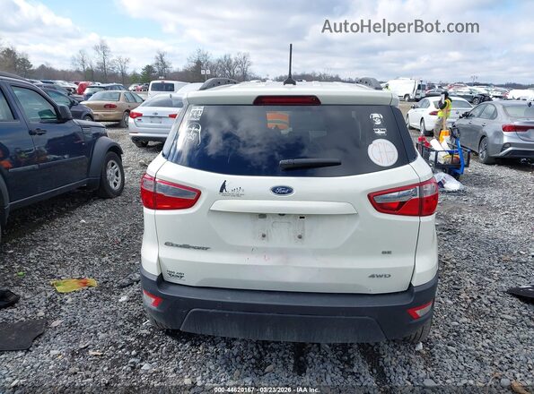 MAJ6S3GLXLC344160 2020 FORD ECOSPORT Белый 