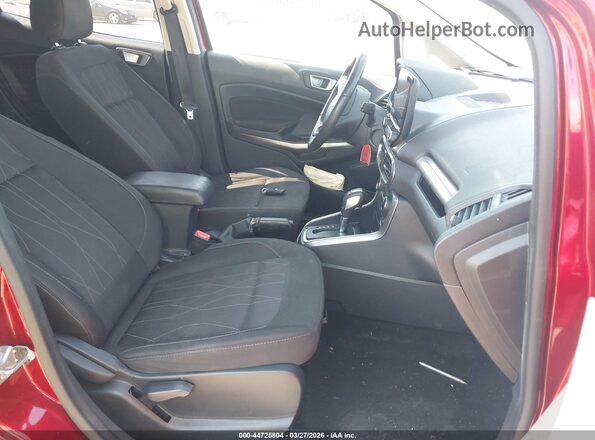 MAJ6S3GLXLC387820 2020 FORD ECOSPORT Red Вид салону спереду