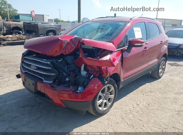 MAJ6S3GLXLC387820 2020 FORD ECOSPORT Red Передня ліва чверть