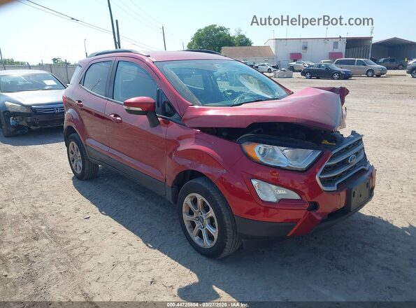 MAJ6S3GLXLC387820 2020 FORD ECOSPORT Red Передня права чверть