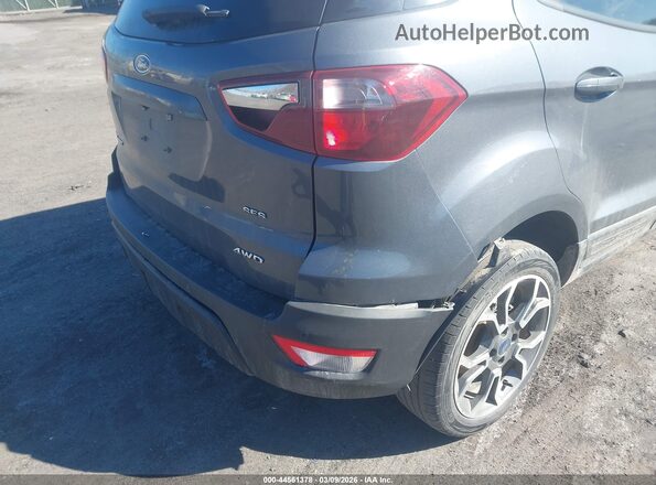 MAJ6S3JL0KC250697 2019 FORD ECOSPORT Gray 