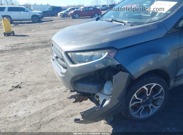 MAJ6S3JL0KC250697 2019 FORD ECOSPORT Gray 