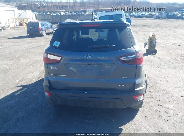 MAJ6S3JL0KC250697 2019 FORD ECOSPORT Gray 