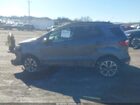 2019 Ford Ecosport Ses Gray vin: MAJ6S3JL0KC250697