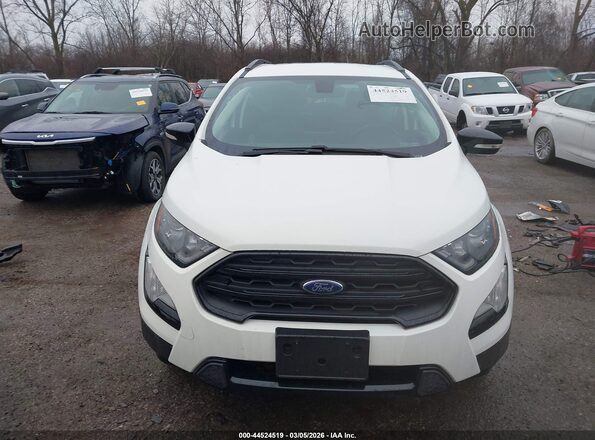 MAJ6S3JL1KC293557 2019 FORD ECOSPORT White Vista del cuadro de instrumentos