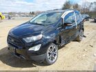 2020 Ford Ecosport Ses Черный vin: MAJ6S3JL1LC337994