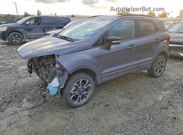 MAJ6S3JL2KC285371 2019 FORD ECOSPORT Серый Передняя левая четверть