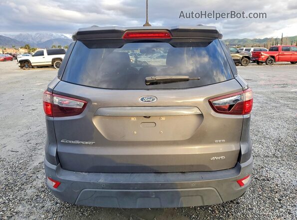 MAJ6S3JL2KC285371 2019 FORD ECOSPORT Серый Вид сзади