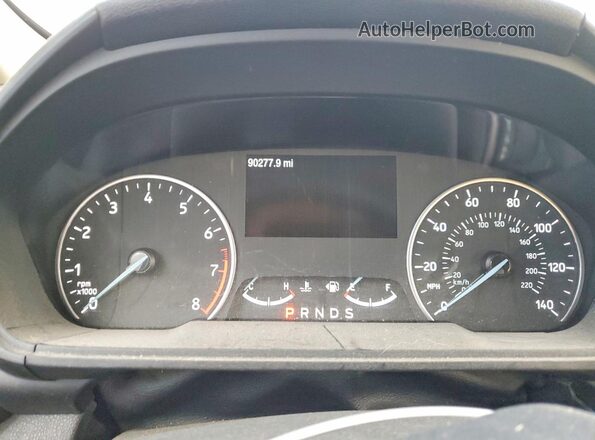 MAJ6S3JL2KC285371 2019 FORD ECOSPORT Серый Вид щитка приборов