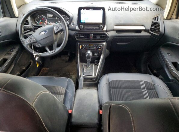 MAJ6S3JL2KC285371 2019 FORD ECOSPORT Серый Вид панели приборов