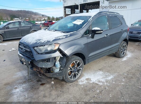 MAJ6S3JL5LC348917 2020 FORD ECOSPORT Gray Vista tres cuartos delantera izquierda