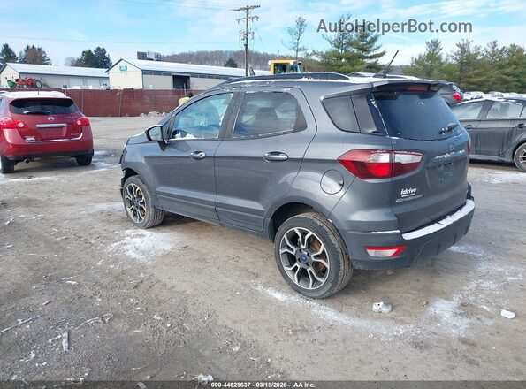MAJ6S3JL5LC348917 2020 FORD ECOSPORT Gray Trasero izquierdo