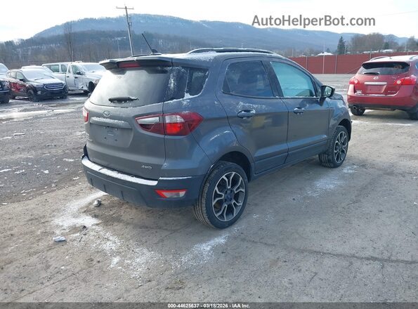 MAJ6S3JL5LC348917 2020 FORD ECOSPORT Gray Trasero derecho
