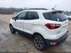 2019 Ford Ecosport Ses White vin: MAJ6S3JL7KC260207