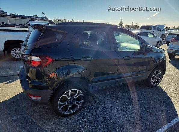 MAJ6S3JL7KC278786 2019 FORD ECOSPORT Черный Задняя правая четверть