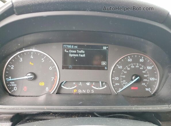 MAJ6S3JL8KC294429 2019 FORD ECOSPORT Черный Вид щитка приборов