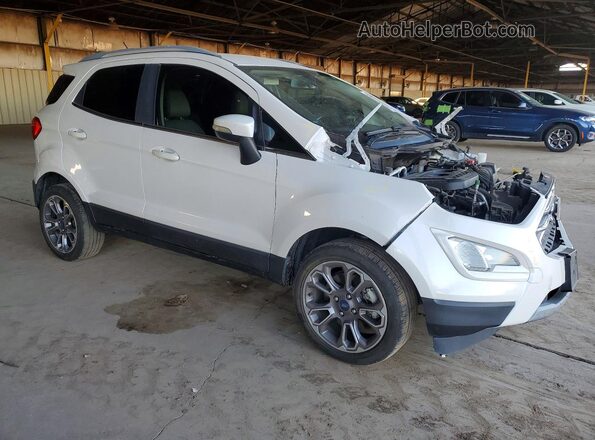 MAJ6S3KL0KC309309 2019 FORD ECOSPORT White Przód prawy