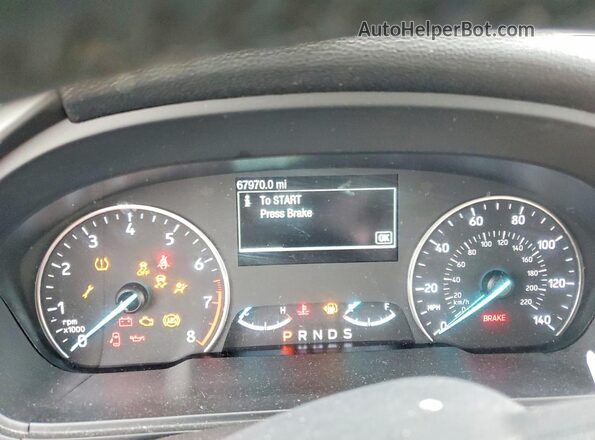 MAJ6S3KL2KC252918 2019 FORD ECOSPORT Белый Вид щитка приборов