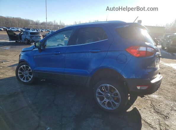 MAJ6S3KL2KC281710 2019 FORD ECOSPORT Blue Trasero izquierdo