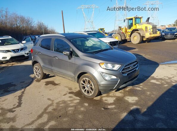 MAJ6S3KL5KC283564 2019 FORD ECOSPORT Серый Передняя правая четверть