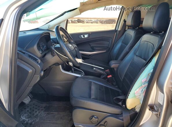 MAJ6S3KL8KC253104 2019 FORD ECOSPORT Silver Widok wnętrza z przodu