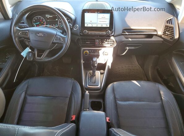 MAJ6S3KL8KC253104 2019 FORD ECOSPORT Silver Widok deski rozdzielczej