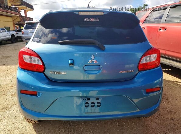 ML32A3HJ3KH001798 2019 MITSUBISHI MIRAGE Синий Вид сзади