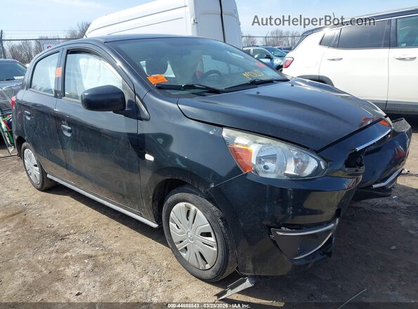 ML32A3HJ5HH007420 2017 MITSUBISHI MIRAGE Черный Передняя правая четверть