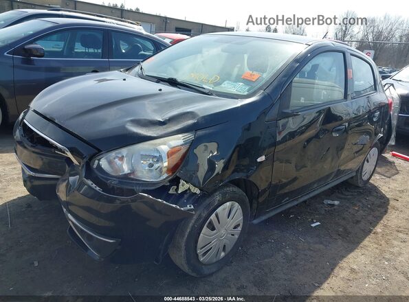 ML32A3HJ5HH007420 2017 MITSUBISHI MIRAGE Черный Передняя левая четверть