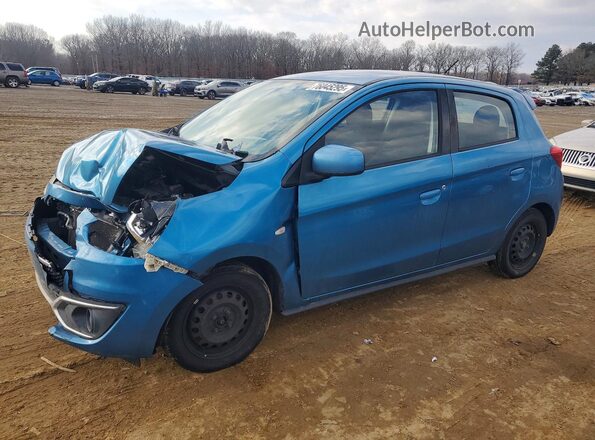 ML32A3HJ5KH001222 2019 MITSUBISHI MIRAGE Синий Передняя левая четверть