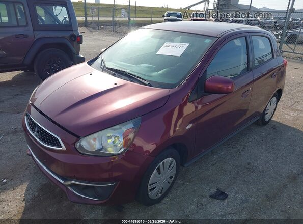 ML32A3HJ6HH005532 2017 MITSUBISHI MIRAGE Фиолетовый Передняя левая четверть