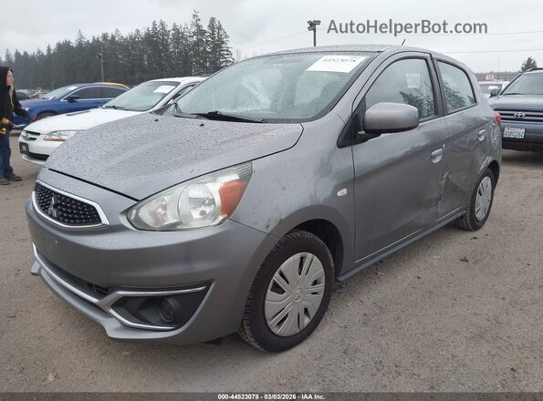 ML32A3HJ6JH003141 2018 MITSUBISHI MIRAGE Серебряный Передняя левая четверть