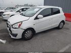 2019 Mitsubishi Mirage Es Белый vin: ML32A3HJ8KH004051